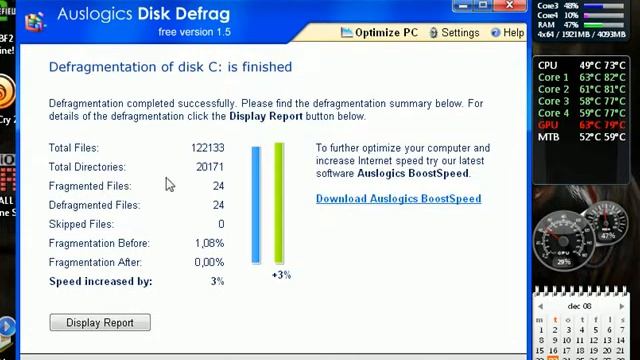 Auslogics Disk Defrag - How to defrag, step-by-step смотреть онлайн