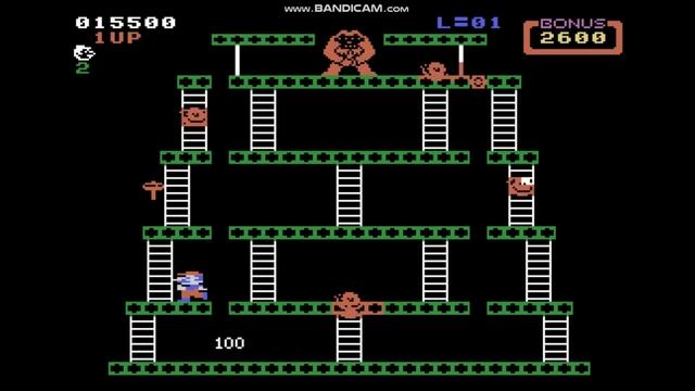 Donkey Kong/ドンキーコング (MSX, 1986, Nintendo/Ocean) смотреть онлайн