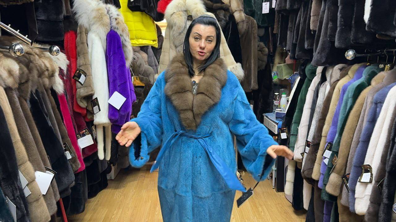 «Мир меха у Наиры» Норковые шубы от 40 до 78 размера смотреть онлайн
