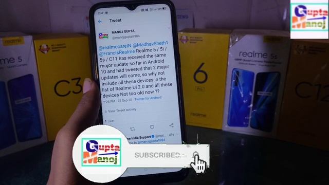 Software android 11 Update information Realme 2Pro/3i/5/C11/3/5s/5i Android 11 смотреть онлайн