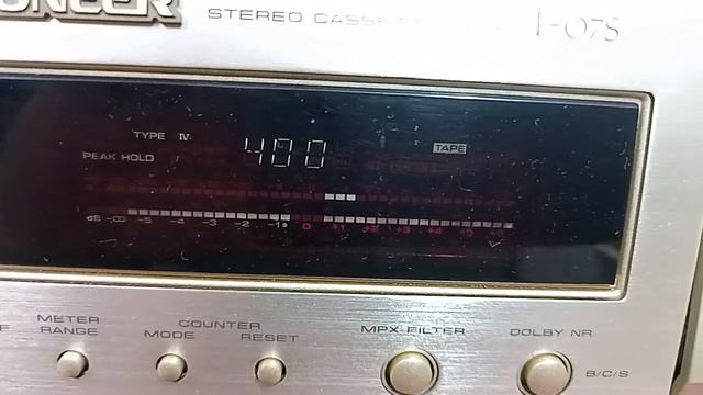 Кассетная дека Pioneer T-07S, часть 3 профилактики - настройка смотреть онлайн