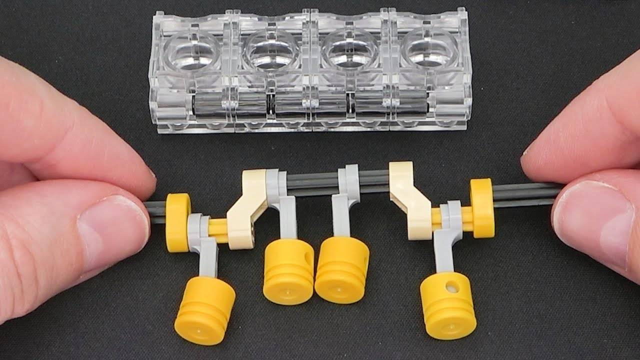 Постройте и испытайте двигатели Lego: 1-цил., оппозитный, S2, V2, F2, U2, W3, S4, H4, X4, радиальный смотреть онлайн