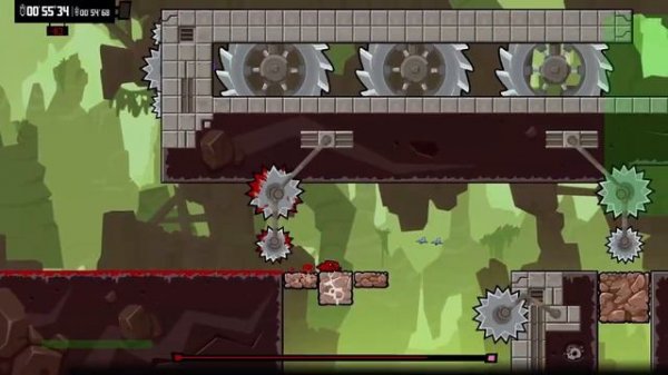 Super Meat Boy Forever: Warp Zone in World 1-4
