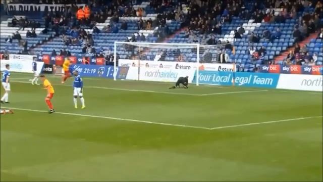 Sam Hoskins with a fantastic strike at Oldham Athletic смотреть онлайн