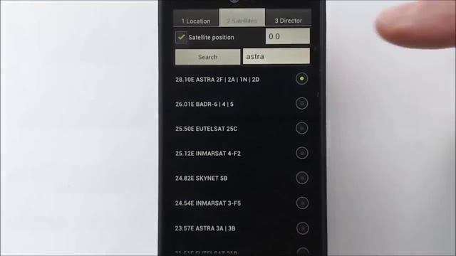 Satellite Director find Satellite with Android Phone смотреть онлайн