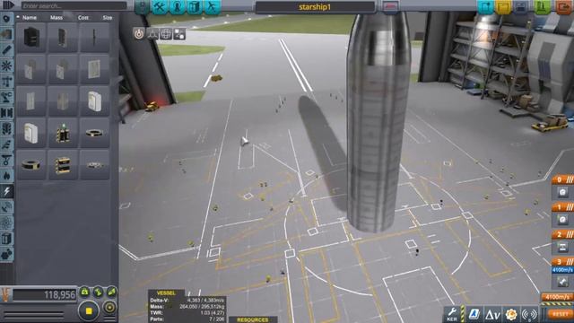 SPACE X STAR SHIP BUILD part 1 | KSP 1.11 смотреть онлайн