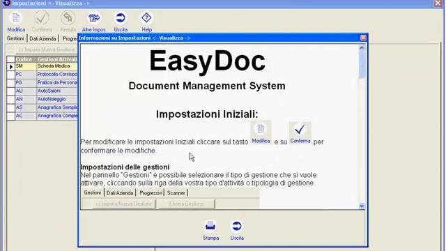 EasyDoc - Mai più carte sulla scrivania - Manuale - 1# Primo accesso e scelta gestione смотреть онлайн