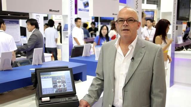 Windows Embedded @ COMPUTEX TAIPEI 2010 - Posiflex demo смотреть онлайн