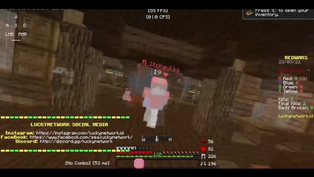 Keyboard + Mouse Sound ASMR | LuckyNetwork Bedwars | w/ Exetidz смотреть онлайн