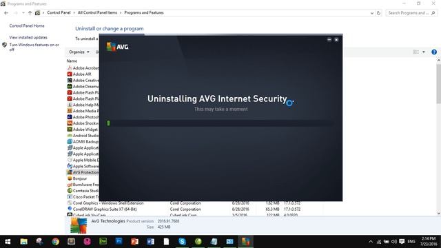AVG Internet Security| How to remove AVG internet security from Windows 10[new 2016] смотреть онлайн