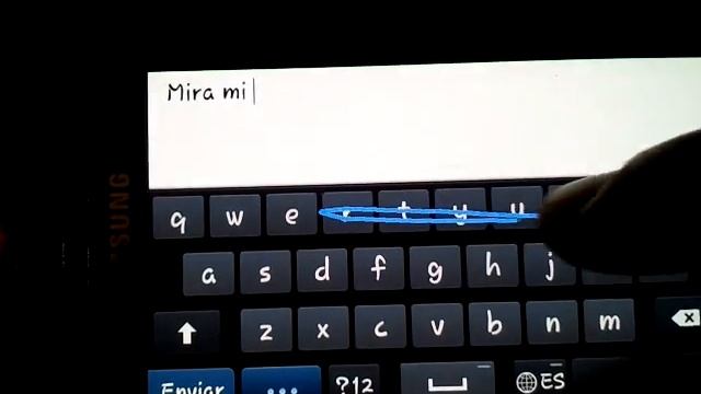 T9 Trace Samsung wave S8500 writing "perro" смотреть онлайн