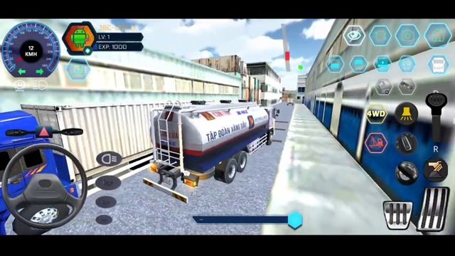 Vietnam Oil Tanker Truck Driving Simulator 🔥 - Truck Game Android Gameplay смотреть онлайн
