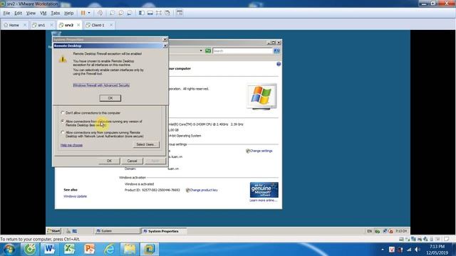 BÀI 1 DỊCH VỤ WINDOWS TERMINAL SERVICES смотреть онлайн