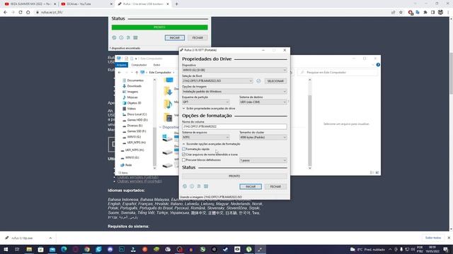 Como Criar Pendrive Bootavel Usando Rufus Com Windows 10 - 2022 смотреть онлайн