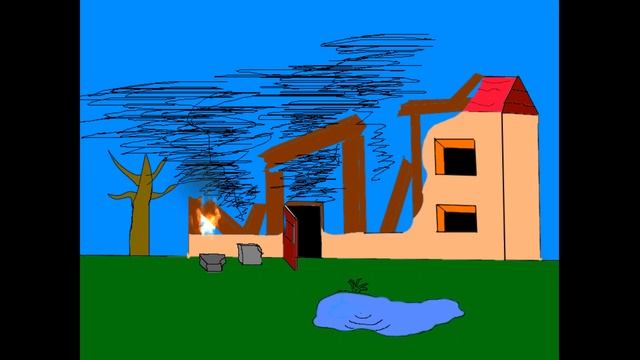 A bomb hit a HOUSE ANIMATION! Made with Paint.net смотреть онлайн