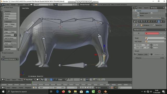 Tutorial Riging (penulangan) dan Animasi di Software Blender Versi 2.79 смотреть онлайн
