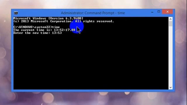 How to change time using CMD смотреть онлайн