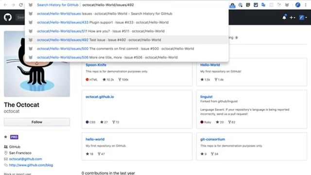 Chrome extension: Search History for GitHub смотреть онлайн