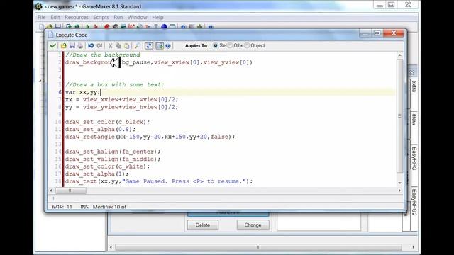 Game maker 8 - How to add a pause feature смотреть онлайн