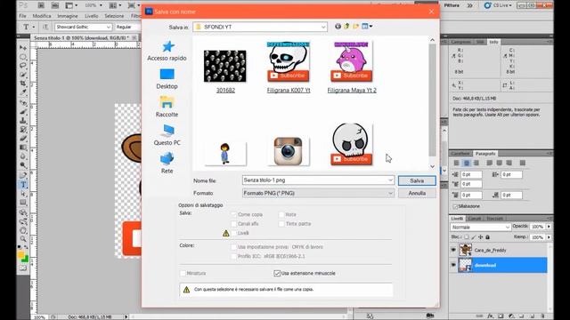 COME FARE UNA FILIGRANA SU YOUTUBE! - Tutorial di Kekk007 смотреть онлайн