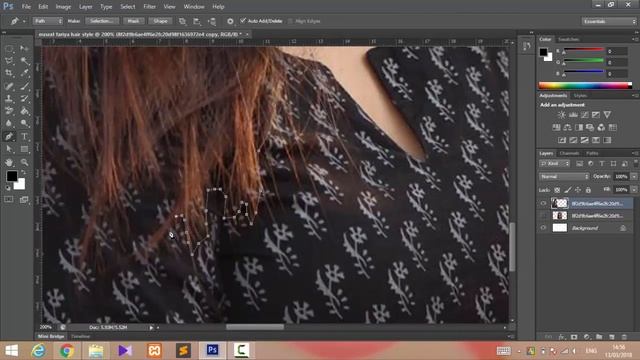 Nusrat Fariya actress Hair color transparent by photoshop/Hair color change / How to make hair col смотреть онлайн
