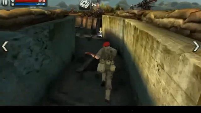 Frontline Commando: D-Day - Gameplay Android - Galaxy Tab 2 7.0 смотреть онлайн