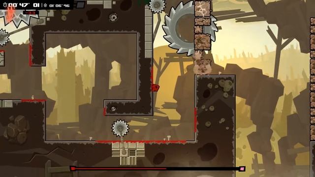 SUPER MEAT BOY FOREVER Chipper Grove NO DEATH #5 смотреть онлайн