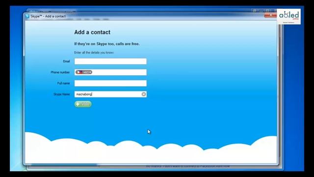 Skype - How to add people on your contacts смотреть онлайн