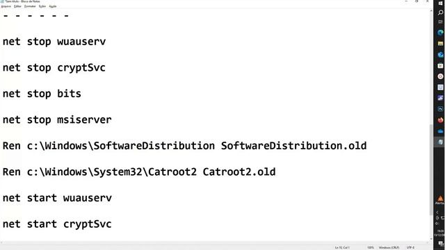 Windows Update erro 0x800703f1 - Resolvido