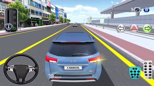 3D Driving Class - Kia Carnival Vs Train 🙉 - Car Game Android Gameplay смотреть онлайн
