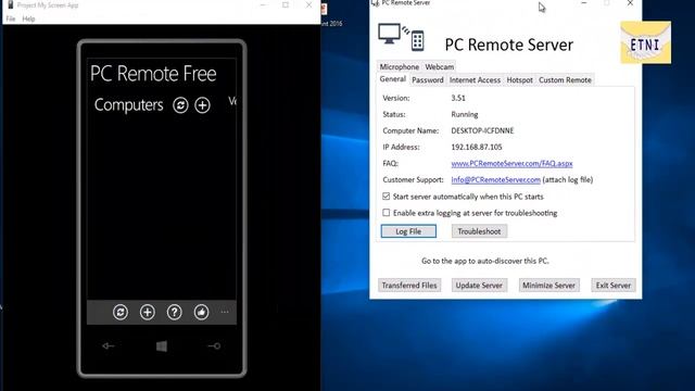 PC Remote Transforme seu Windows Phone em um controle remoto para seu PC! смотреть онлайн