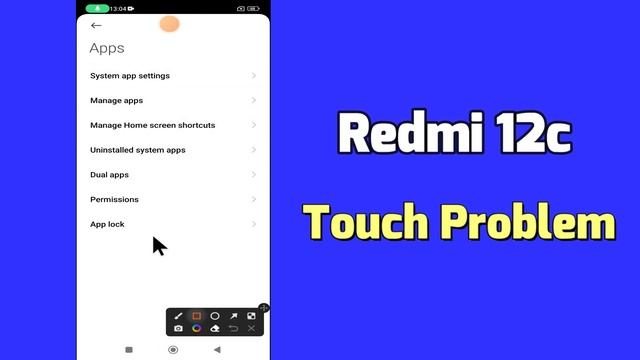 Redmi 12c touch Problem Fix || Touch screen problem смотреть онлайн