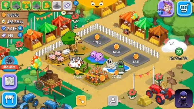 Idle Farming Empire Farm Festival Opens Slot 1-6 with rain booster смотреть онлайн