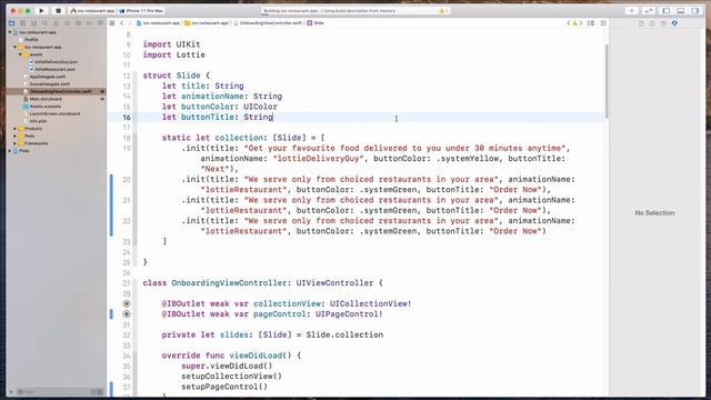 Build an onboarding screen on iOS swift (with Lottie animation) - Lesson 6 смотреть онлайн