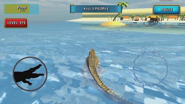 Crocodile Simulator Beach Hunt Android Gameplay смотреть онлайн