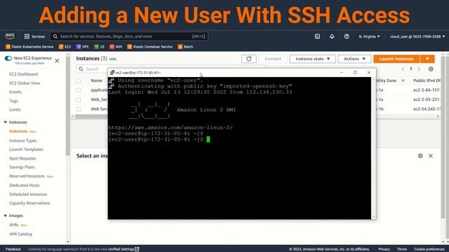Adding a New SSH User to an AWS EC2 Instance - Solving Common Errors смотреть онлайн