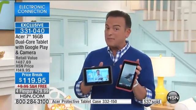 Acer Iconia 7" 16GB DualCore Tablet w/Google Play смотреть онлайн
