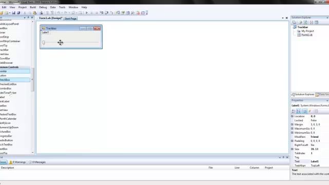 How to use trackbars in Visual Basic 2008 смотреть онлайн