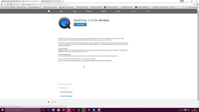 How install Quicktime on Windows 10. смотреть онлайн