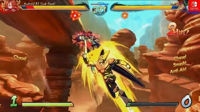 Dragon Ball Fighterz Android 21 (Lab Coat) Gameplay | Nintendo Switch смотреть онлайн