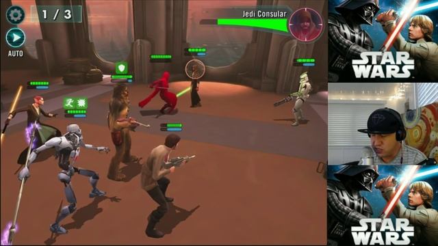Star Wars: Galaxy Of Heroes - Level 72 Tank INT Gear Battle смотреть онлайн