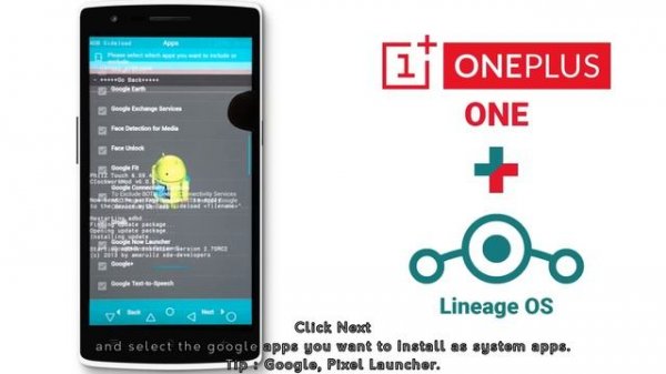 Installing Lineage OS and GApps on OnePlus One