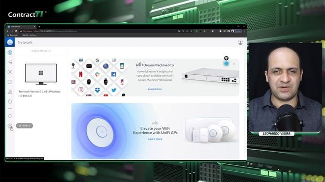 Como Administrar Redes WiFi Unifi de forma centralizada | Controladora Multi Site | Leonardo Vieira смотреть онлайн