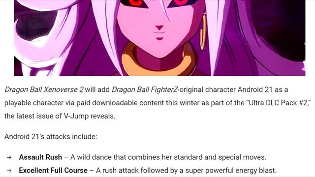 NEW DLC 10 ANDROID 21 CONFIRMED! Xenoverse 2 DLC/Ultra Pack 2 смотреть онлайн