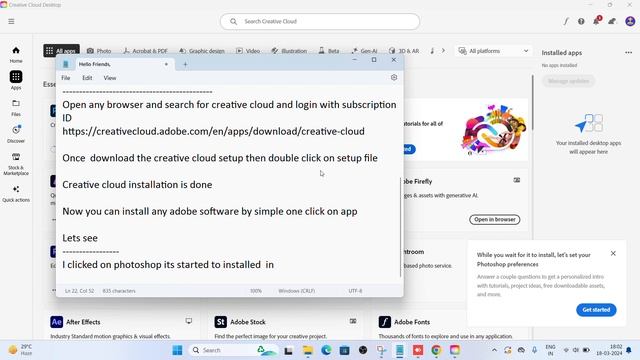 Download & install Adobe Creative Cloud All Desktop Apps 2024 | Generative AI смотреть онлайн