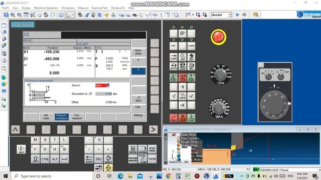 TUTORIAL CNC SIMULATOR SIEMENS 802DT смотреть онлайн