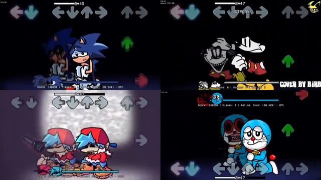WE ALWAYS HAVE!!!!!!!!! Lost to darkness SONIC,MICKEY MOUSE,BF and DORAEMON [MASHUP) смотреть онлайн