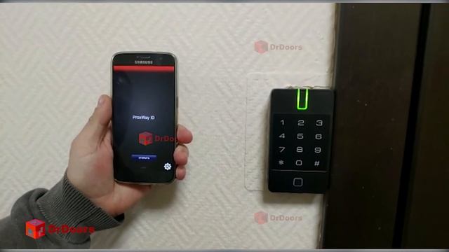 Установка комплекта с PW-550 и замка в офисе смотреть онлайн