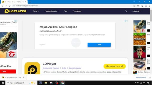 CARA DOWNLOAD DAN INSTAL LDPLAYER DI LAPTOP ATAU KOMPUTER смотреть онлайн