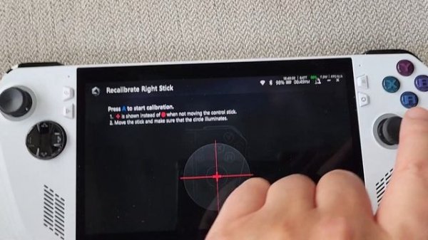 Asus ROG Ally Left Joystick and L2 + R2 Triggers Not Working